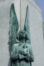 Angel sculpture at Saint JosephÃ¢â¬â¢s Oratory of Mount Royal in Montreal, Quebec, Canada Royalty Free Stock Photo